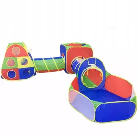    Cort tunel 5in1 Garden House Ball Pool Loc de joaca pentru copii 600-57