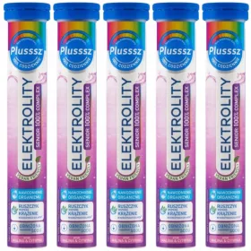   Supliment Alimentar pentru Seniori - Plusssz 100% Complex cu Electroliti, 24 Tablete Efervescente