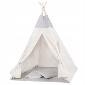    CORT COPII TIPI WIGWAM CASA COPIILOR BUMBAC TEEPE + PERNE MAT