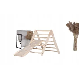    Toddler World 01001 Set Triunghi Pickler și Tobogan pentru cățărare