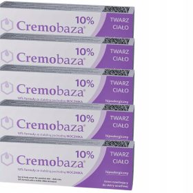   Cremobaza 10% - Crem Hidratant cu 10% Uree, Set 5 x 30g, Pentru Piele Sensibilă