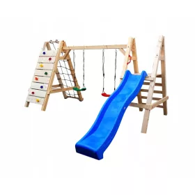    LOC DE JOCĂ DIN LEMN PENTRU COPII PENTRU Grădină MEGA2.0 PĂTRATA 9X9CM PREMIUM