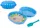  XXL MEGA PISCINA MARE PLASTIC SANDBOX 2IN1 SHELL PREMIUM + jucărie