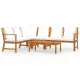 Set de Relaxare pentru Grădină, 5 Piese, din Lemn de Acacia cu Perne Incluse