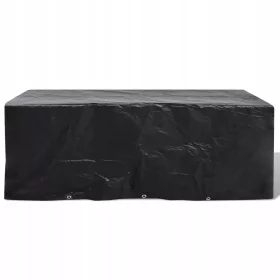   Husă protectoare pentru mobilier de grădină, pentru 8 persoane, negru, 229x113x73 cm