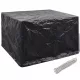 Husă de Protecție pentru Mobilier de Grădină, Negru, 135x135x90 cm, 8 Orificii