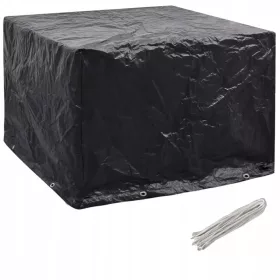   Husă Protectoră pentru Mobilier de Grădină, 122x112x98 cm, cu 8 Găuri de Fixare