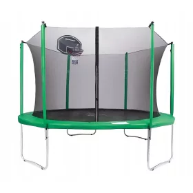  Trambulina de gradina pentru copii Tesoro 244 cm Verde