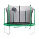  Trambulina de gradina pentru copii Tesoro 244 cm Verde