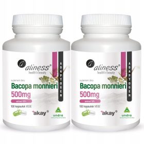   Extract de Bacopa monnieri 50% 500 mg, 100 capsule VEGE - Aliness