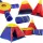  Cort Copii Loc de Joaca 7in1 SET Teepee House 4 Tunnels Garden House