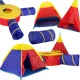  Cort Copii Loc de Joaca 7in1 SET Teepee House 4 Tunnels Garden House