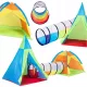  Cort Copii 3in1 Loc de Joaca Igloo Tipi Tunnel Garden Home Set