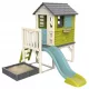  Smoby House on Stilts set cu sandbox Playground Slide Garden