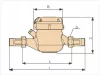 Contor de apă BMeters GMDM-I DN50 pentru apă rece, 25 m³/h