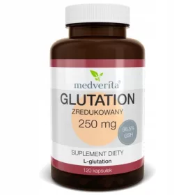   Medverita Glutation Zredukowany 250mg - Supliment Antioxidant, 120 Capsule