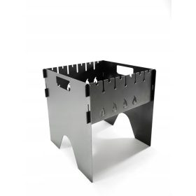    Gratar Mangal Pentru 6 Frigarui Carbune Metal 2,5 mm Pliabil Practic