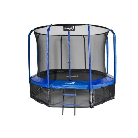    Trambulina Jumpi Garden 312cm/10FT Maxy Comfort Blue Cu Interior Si