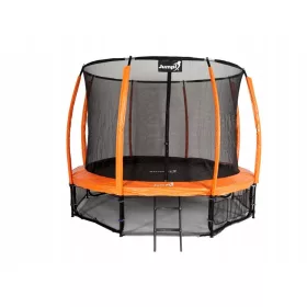    Trambulina Jumpi Garden 374cm/12FT Maxy Comfort Plus Portocaliu Cu Interior
