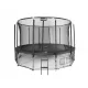  Trambulina Jumpi Garden 487cm/16FT Maxy Comfort Negru cu plasa interioara
