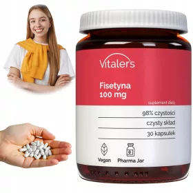   Supliment Vitaler's cu Fisetină 100 mg - 30 Capsule pentru Longevitate și Sănătate Celulară
