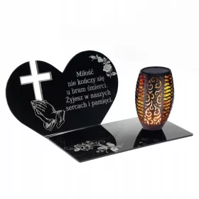  Lumânare Eternă Solară pentru Mormânt cu Personalizare Opțională