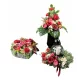 Set de Decorațiuni Florale Artificiale pentru Morminte - Eleganță Durabilă