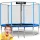  Trambulina de gradina de 6 ft/183 cm cu plasa de exterior si scara Neo-Sport