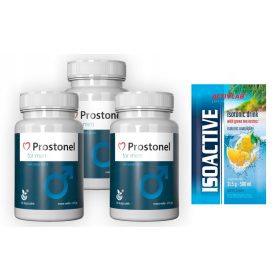   Supliment Alimentar ProstonelZ pentru Prostată - Pachet 3 x 30 Capsule + GRATIS Izotonic!
