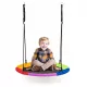  Leagăn de grădină Cuib de berză 100 cm pentru Copii Multicolor