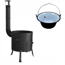  BUCĂTĂTĂ DE CAMP + HERIBATOR 20L FI 42CM KOTLINA