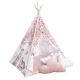  BABY STEPS TIPI pentru copii Wigwam Tent Bujor Dreamland cu 4 perne
