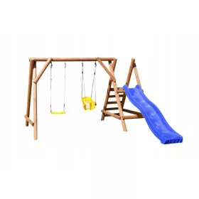    GRĂDINA LEMN TERREN DE JOOCĂ MINI TOBOSA IMPREGNATĂ 3M 2 LEAGANĂ