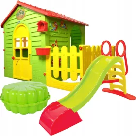  CASA DE GRADINA CU GARD TOBOSIANT LOC DE JOCATA SET 3IN1