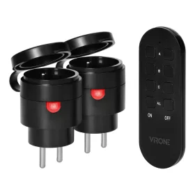   Set de prize MINI fără fir controlate prin telecomandă Virone RS-7, 2300W, IP44