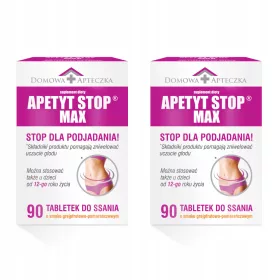   Apetyt Stop Max - Supliment Alimentar pentru Controlul Apetitului, Aromă de Grapefruit și Portocală