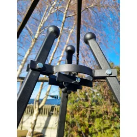    Gratare Grill Trepied Bila cu manivela inaltime 215 cm Suport pentru gratar 100 cm