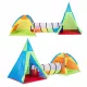 Cort Copii Igloo Tipi Tunnel Loc de Joaca 3in1