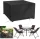 Husă de Protecție Impermeabilă pentru Mobilier de Grădină, 125x125x74 cm, Negru