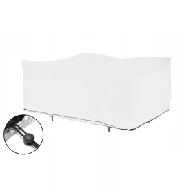   Husă Protectoare pentru Mobilier de Grădină, Impermeabilă, Albă 150x250x75 cm