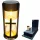 Lampion Solar LED cu Statuetă și Cruce pentru Mormânt - Decortrend