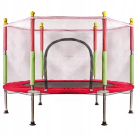    TRAMPOLINA DE GRADINA PENTRU COPII CU PLASA DE SIGURANTA 140CM 55INCH MAX 150KG