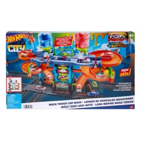  Spălătorie Auto Hot Wheels City Crazy Mega HDP05