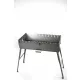  Cutie Gratar Mangal Pentru 12 Spikes Carbune Metal Pliabil 2 mm