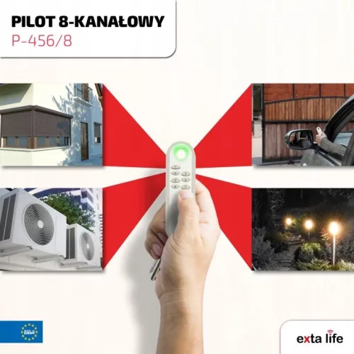 Telecomandă cu opt canale Zamel EXTA LIFE P-456/8