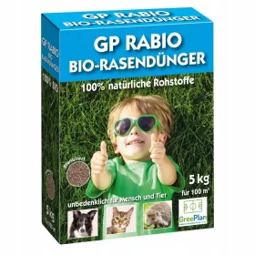    GREENPLAN Îngrășământ pentru gazon GP Rabio BIO organic cu acțiune prelungită 5 kg