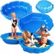  PLASTIC SANDBOX PISCINA MARE XXL 2IN1 CARCASA INCHISATA DOUA PIECI