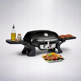    Klarstein Parforce One grătar portabil pe gaz 4,4 kW termometru de masă G961