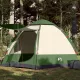  Cort cabină pentru 4 persoane, verde, pliabil rapid
