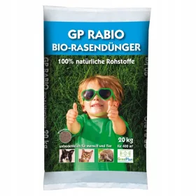    GREENPLAN Îngrășământ pentru gazon GP Rabio BIO organic cu acțiune prelungită 20 kg